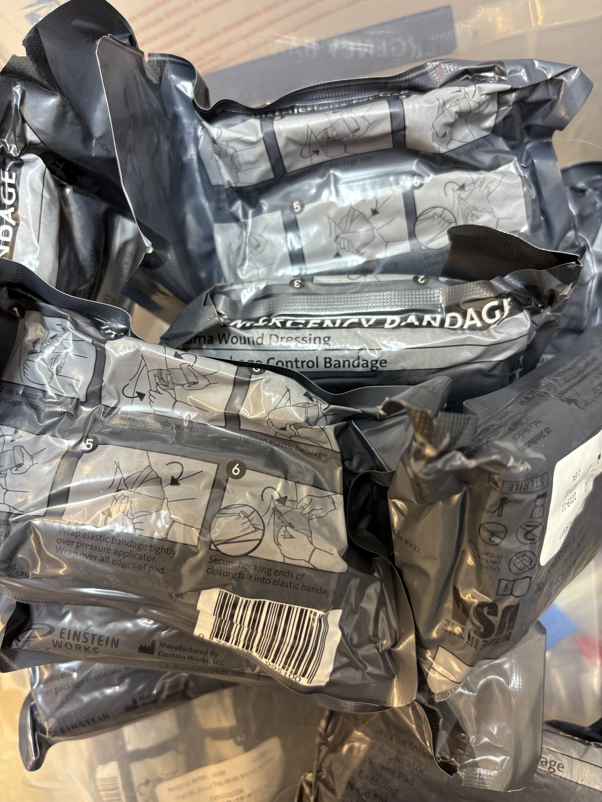 PerSys Medical 4" ETB Israeli Emergency Trauma Bandage New