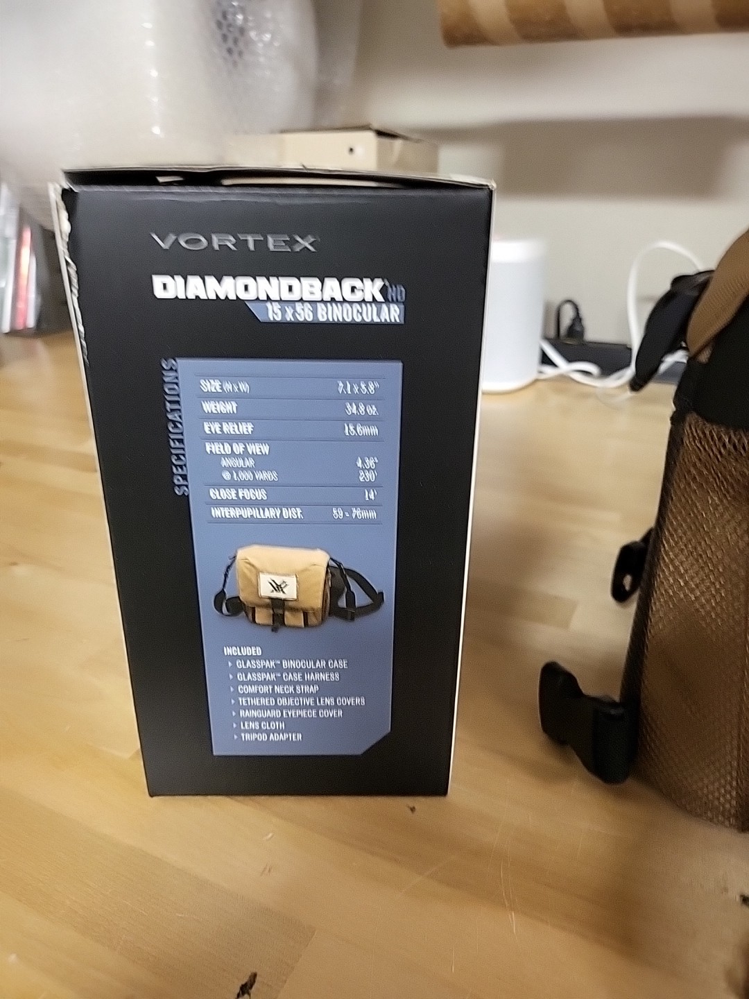 Vortex Db-218 Diamondback HD 15x56 Binocular - Black