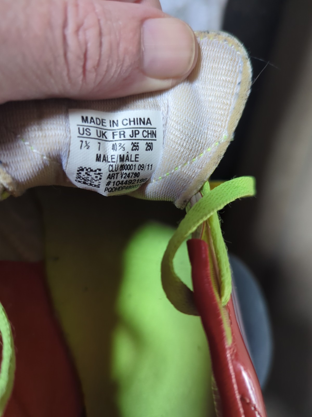 Adidas F50 Adizero HG US 7.5 Outdoor Soccer Cleats V24790 Orange And Yellow Nice