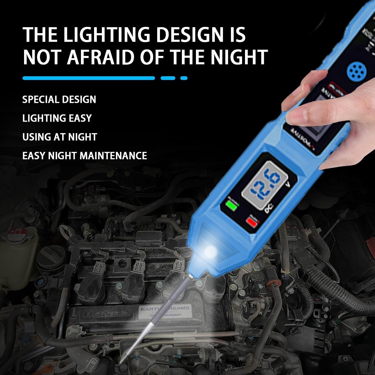 Probador De Circuitos Corriente Electrica DC Voltaje Automotriz 6V-24V NUEVO US