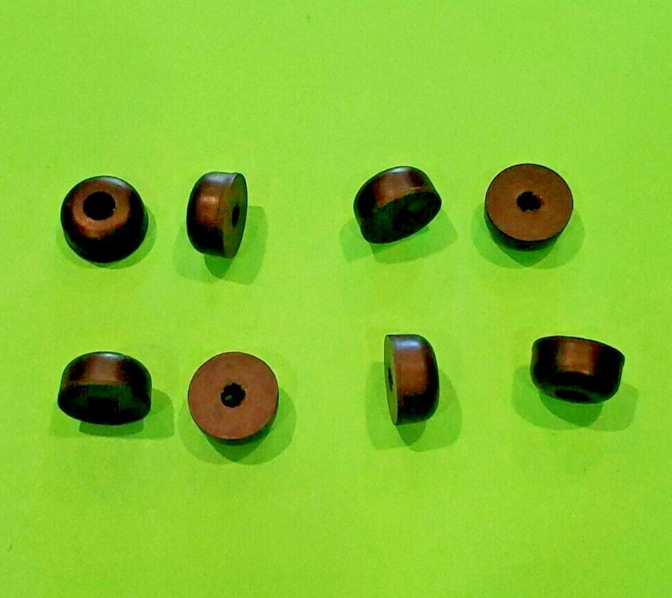 SINGER Feitherweight BED CUSHIONS - (2 sets) 8 RUBBER FEET ~ also fit Singer 301