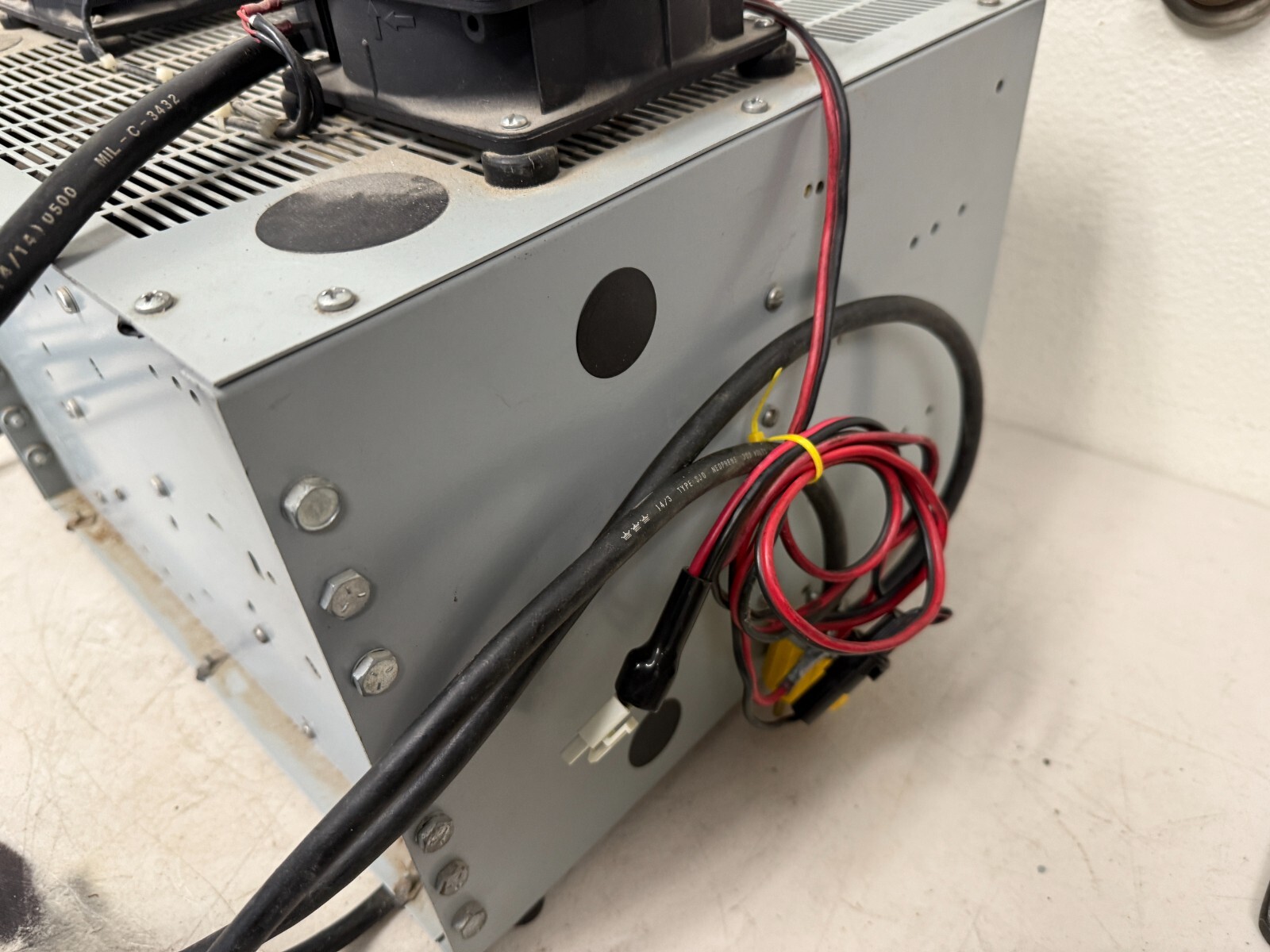 Huge Power Supply Ham Radio Teletype