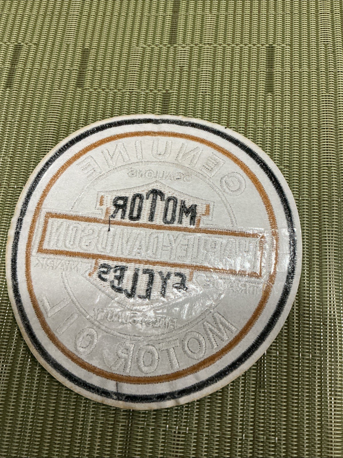 🏍️ 5 Inch Round Embroidered Harley Davidson Iron On Patch… Looks Amazing