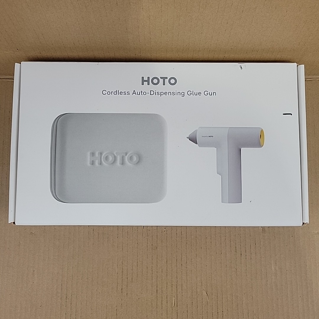 HOTO Cordless Auto Dispensing Glue Gun with 60 Pcs Glue Sticks & Charging Cable