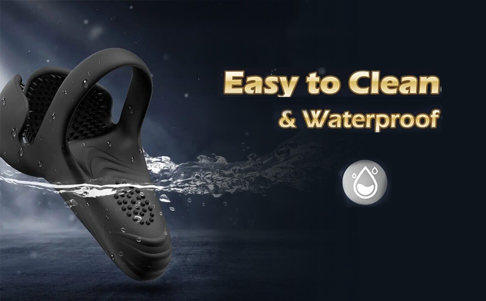 Vibrating Cock Ring Balls Massager Penis Vibrator with Remote Control for Couple