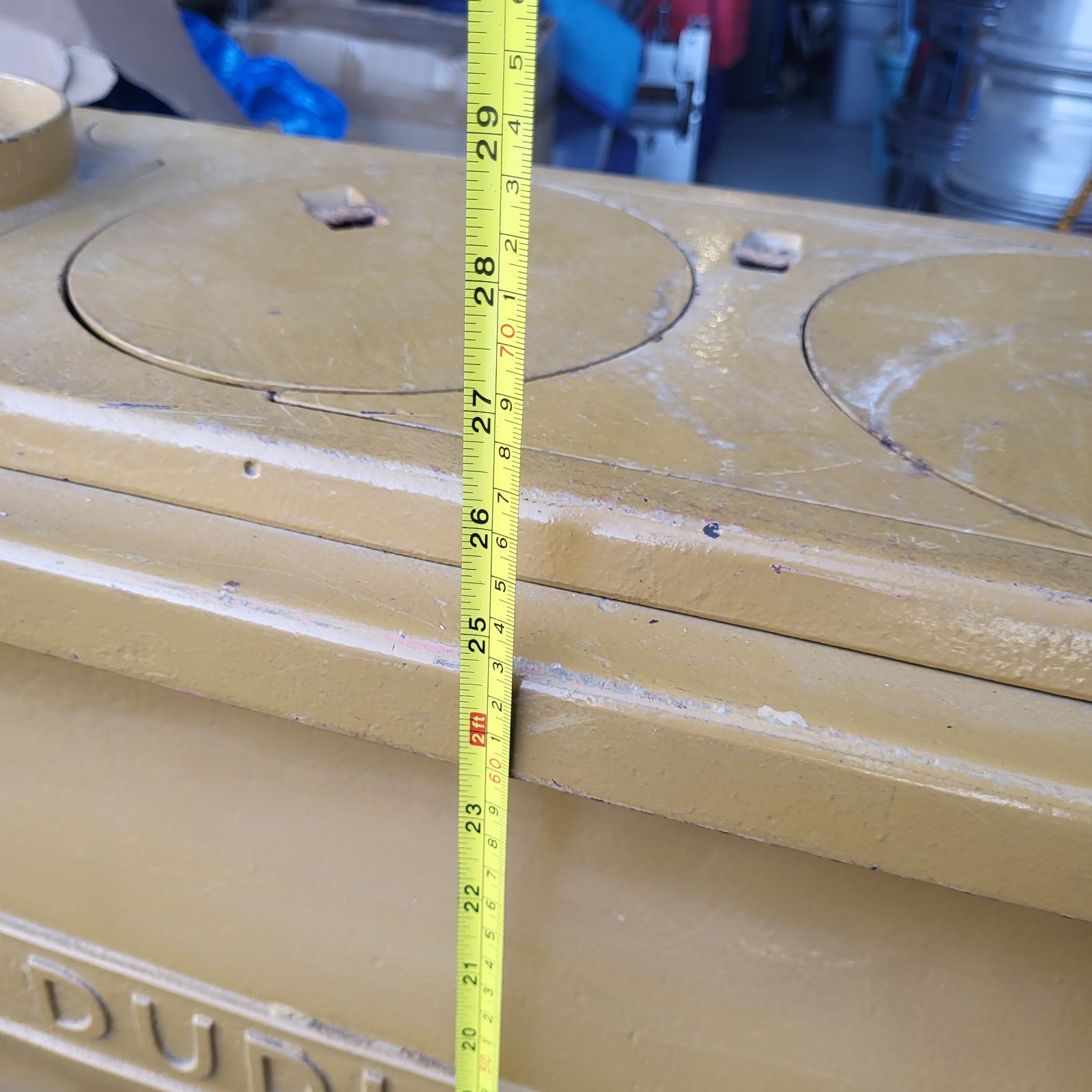 Antique Dudley Cast Iron Oven Stove,Fireplace, 34x26x14