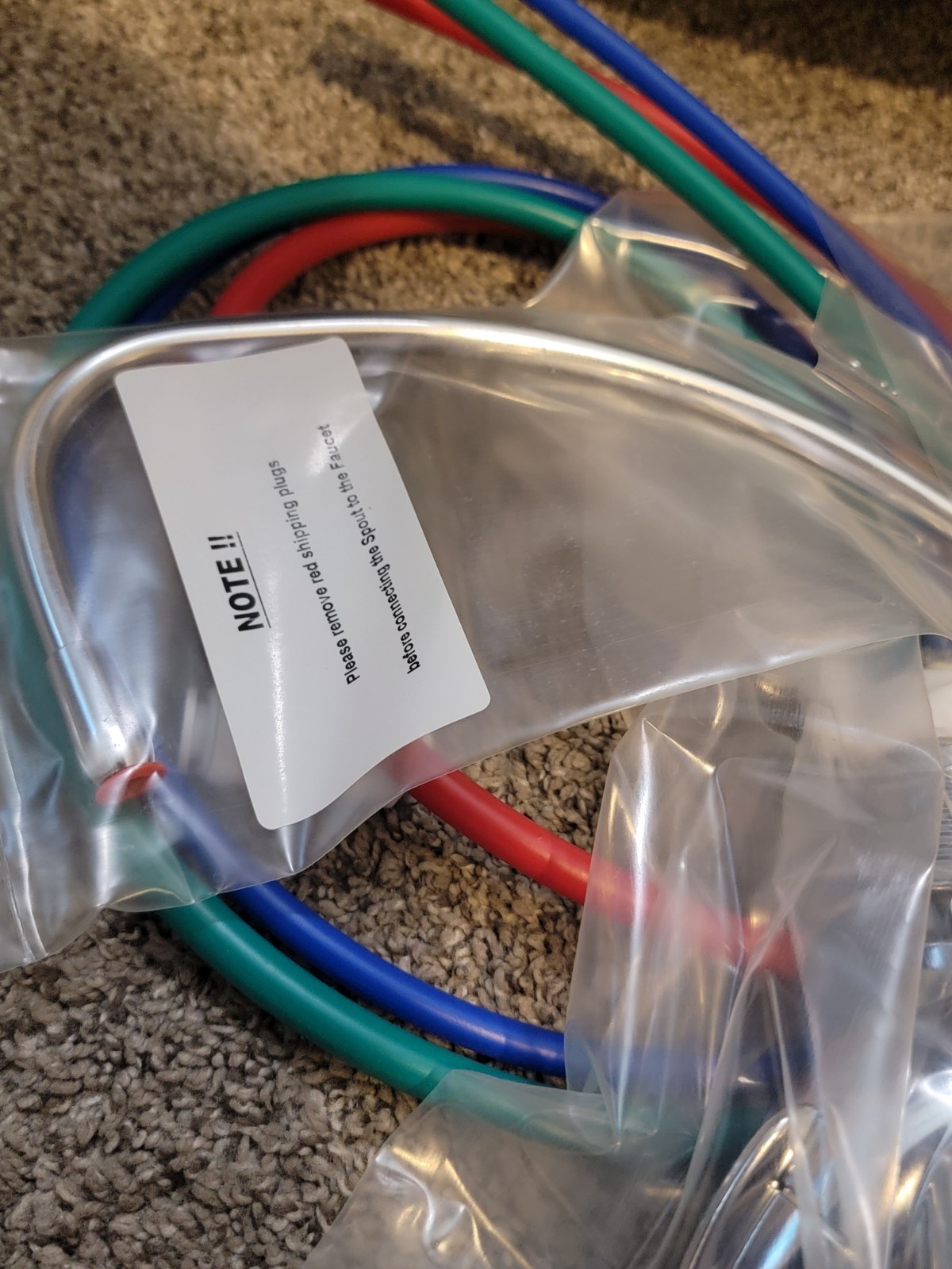 Amway Espring Auxiliary Tap Kit Faucet Below Counter Purifier 100663