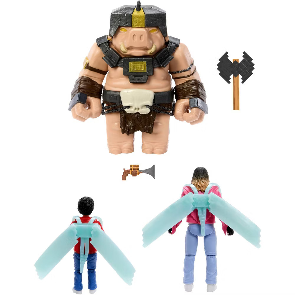 Minecraft A Well-Crafted Escape Figure Pack with 3 Action Figures & 4