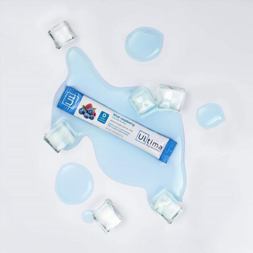 Ultima Replenisher Electrolyte Hydration Drink Mix, Blue Raspberry, 20 Serving S