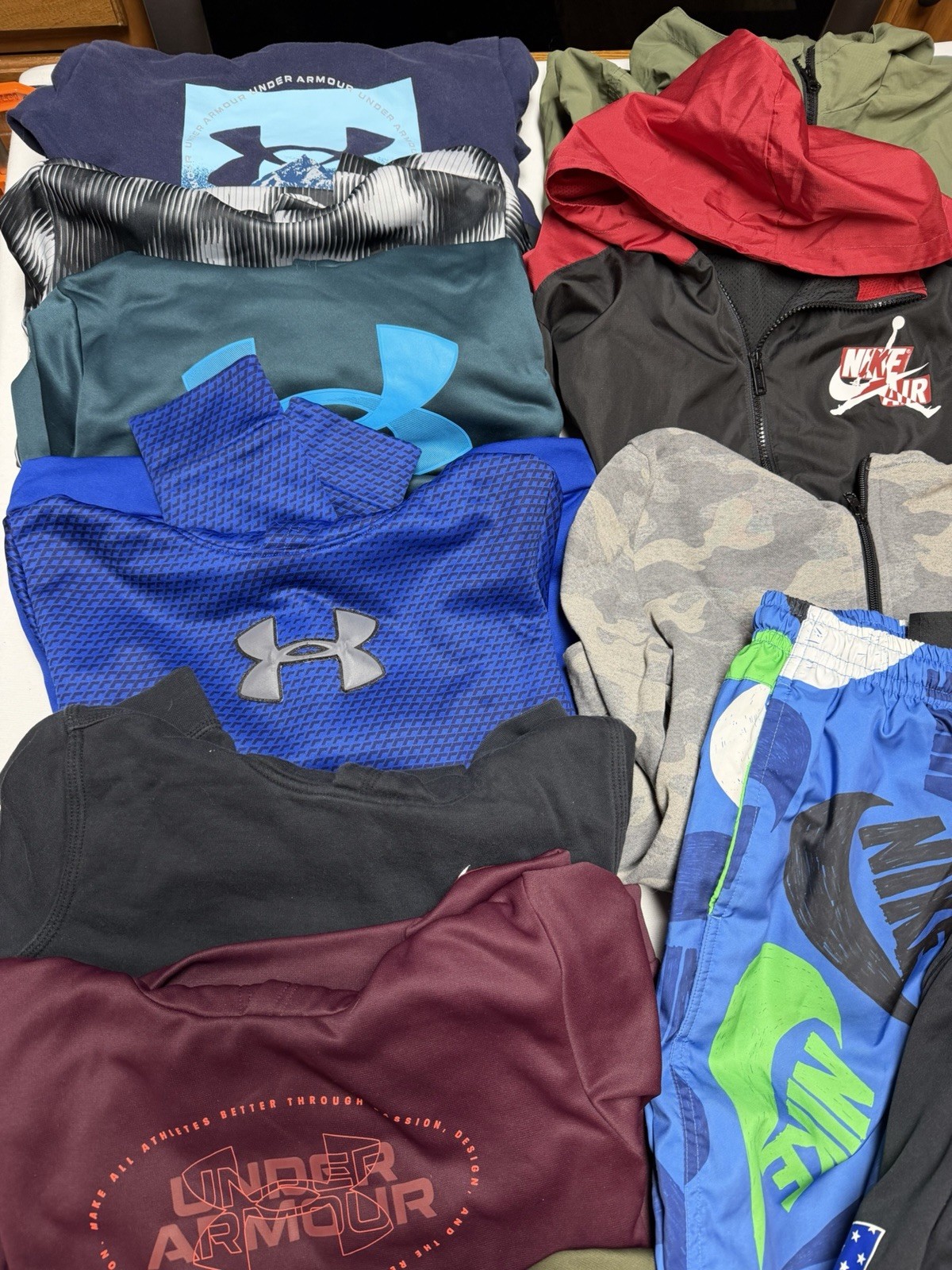 Boys Kids Lot Large 12-14 Clothes Shorts Pants Shirts 28 Pieces mixed brands