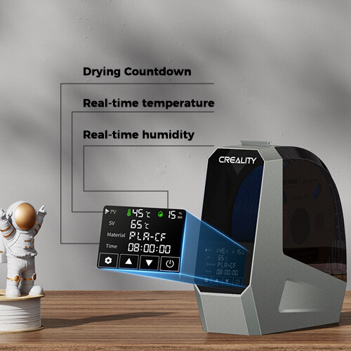 Creality Space π Dryer Quick dry adjustable temp Dec 11 launch stylish design