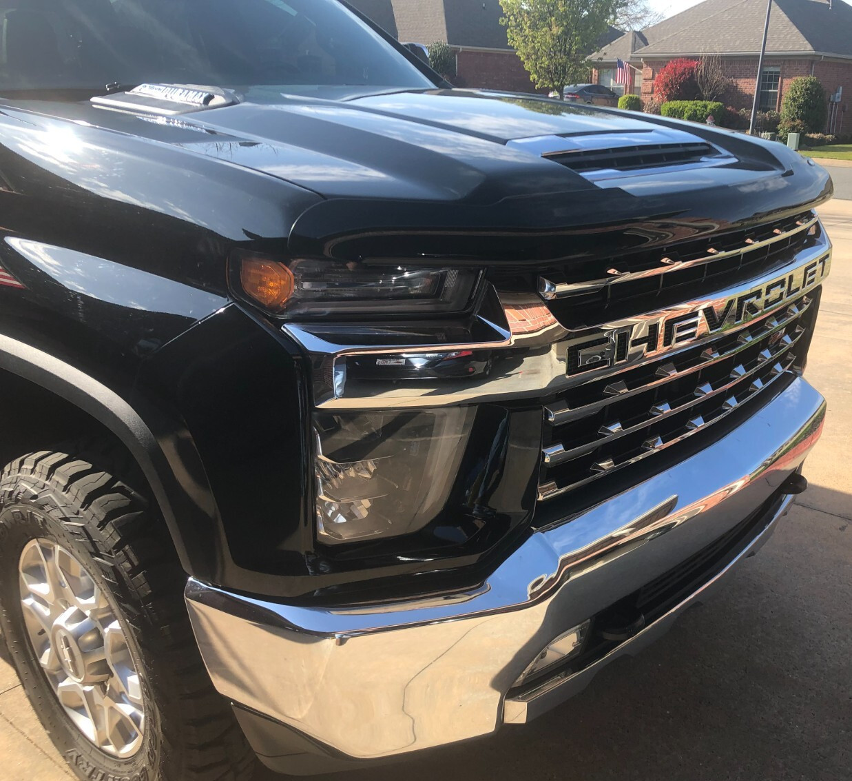 BugFlector II Hood Protector Bug Shield Deflector for 20-25 Silverado 2500 3500