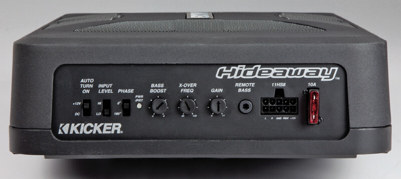 Kicker 11HS8 8" Hideaway Powered 150 Watt Subwoofer Enclosure Sub Box Hide Away