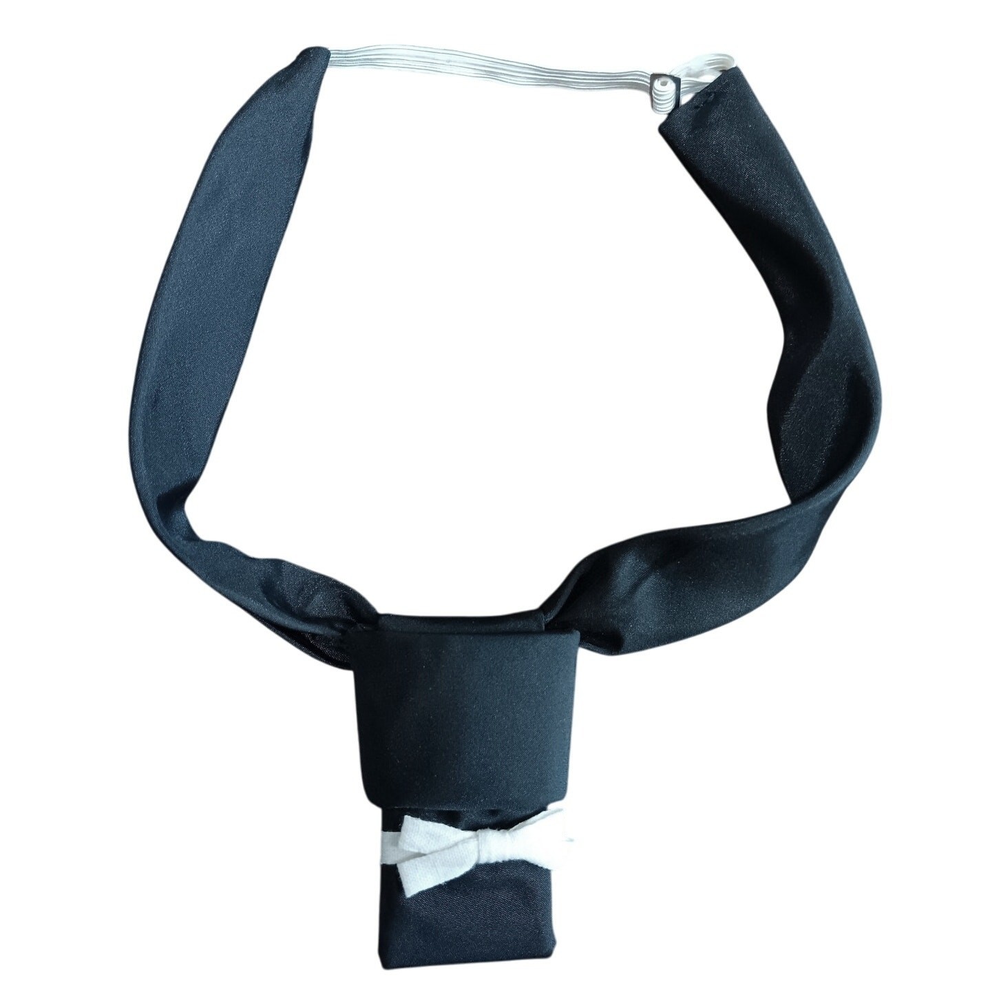 VTG East German Navy Tie – NVA Seaman Uniform Elastic Neckband – 1950s/60s Era