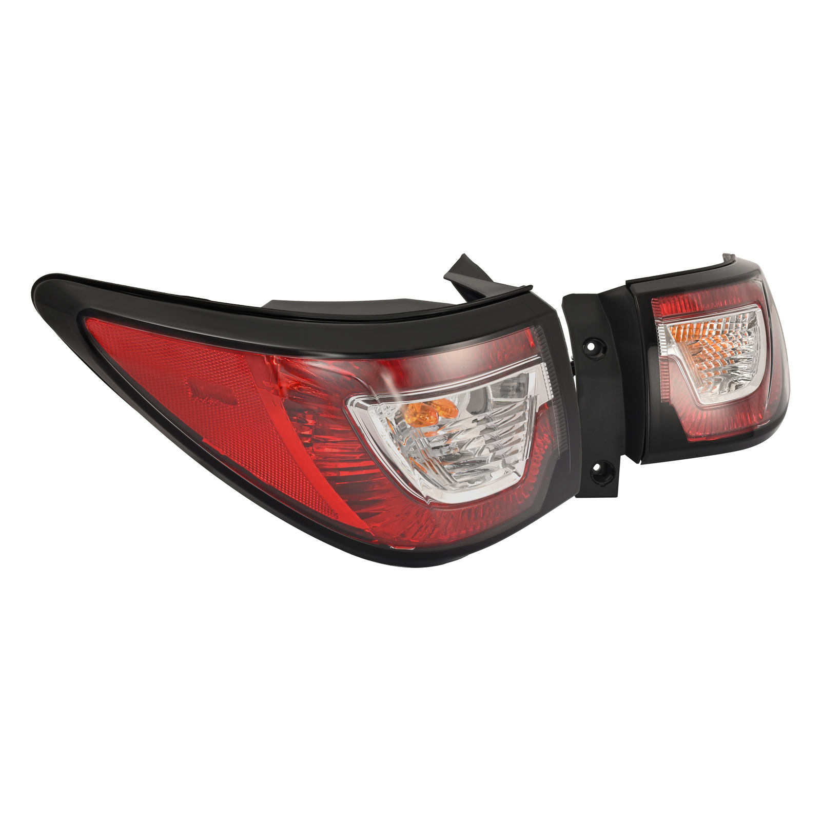 Red Tail Lights Lamps w/ Bulbs LH+RH For Chevy Traverse LS LT LTZ 2013-2017 DOT