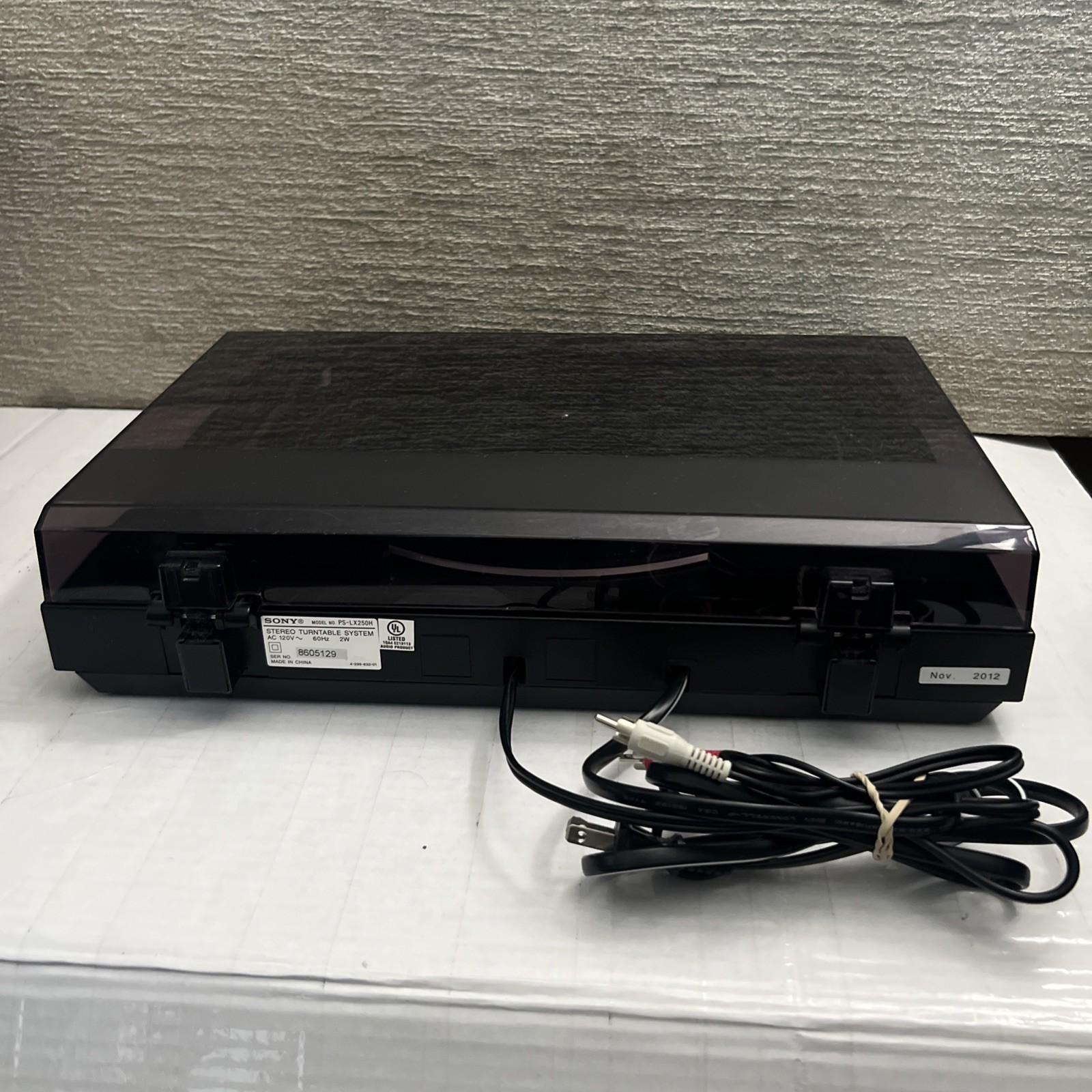 Sony PS-LX250H Stereo Full Automatic Turntable System Record Player WORKS EUC