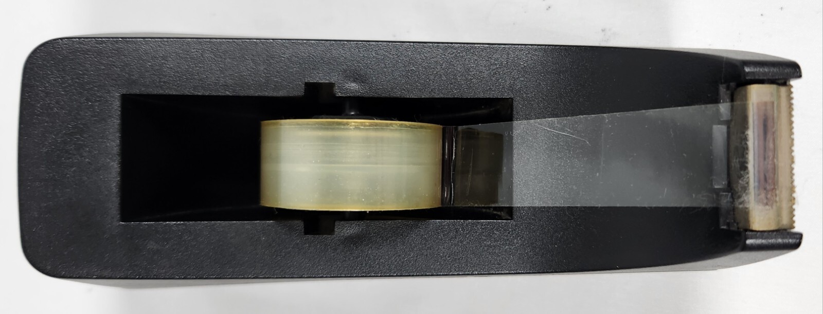 Vintage 1986 Scotch 3M C-38 Weighted Desk Tape Dispenser Black USA Made 1" core