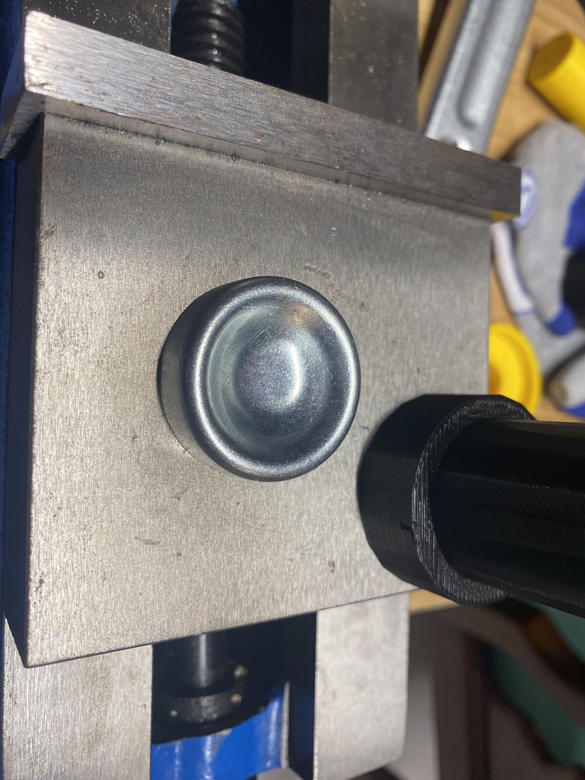 Freeze Plug Forming Jig