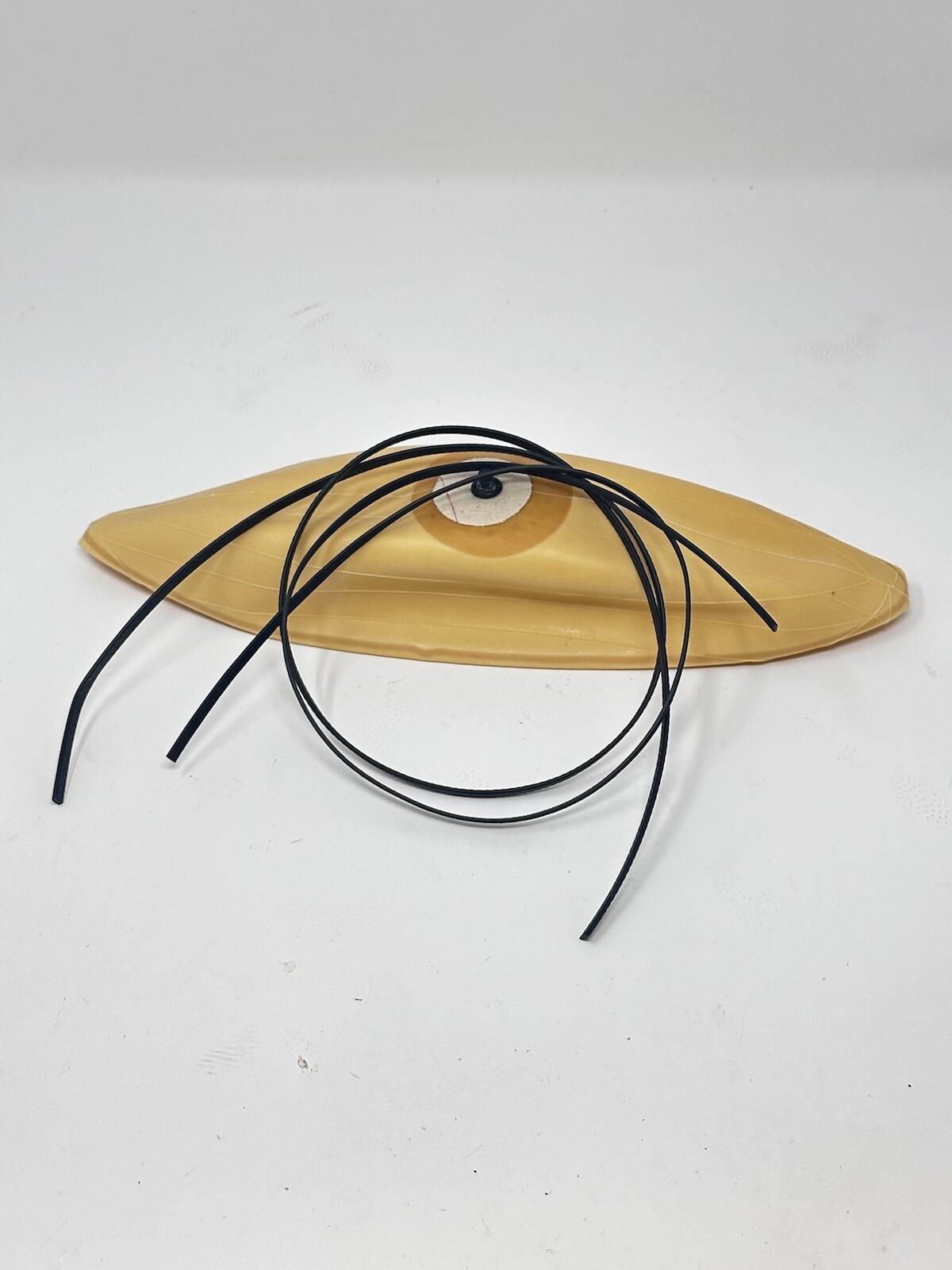 FULL-SIZE Latex Football Bladder + BLACK Tacky Diamond Pattern Lace