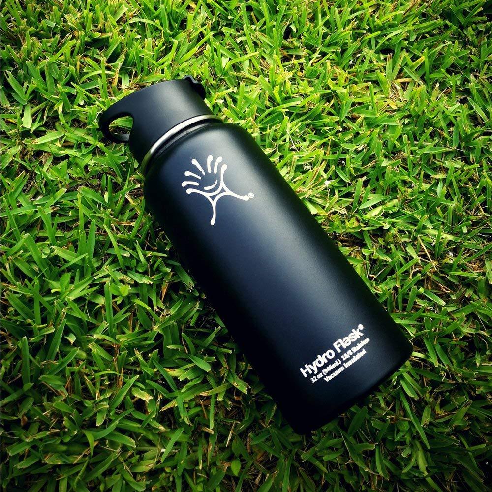 Replacement Flip Lid For Hydro Flask Wide Mouth Water Bottle Coffee Lid Black