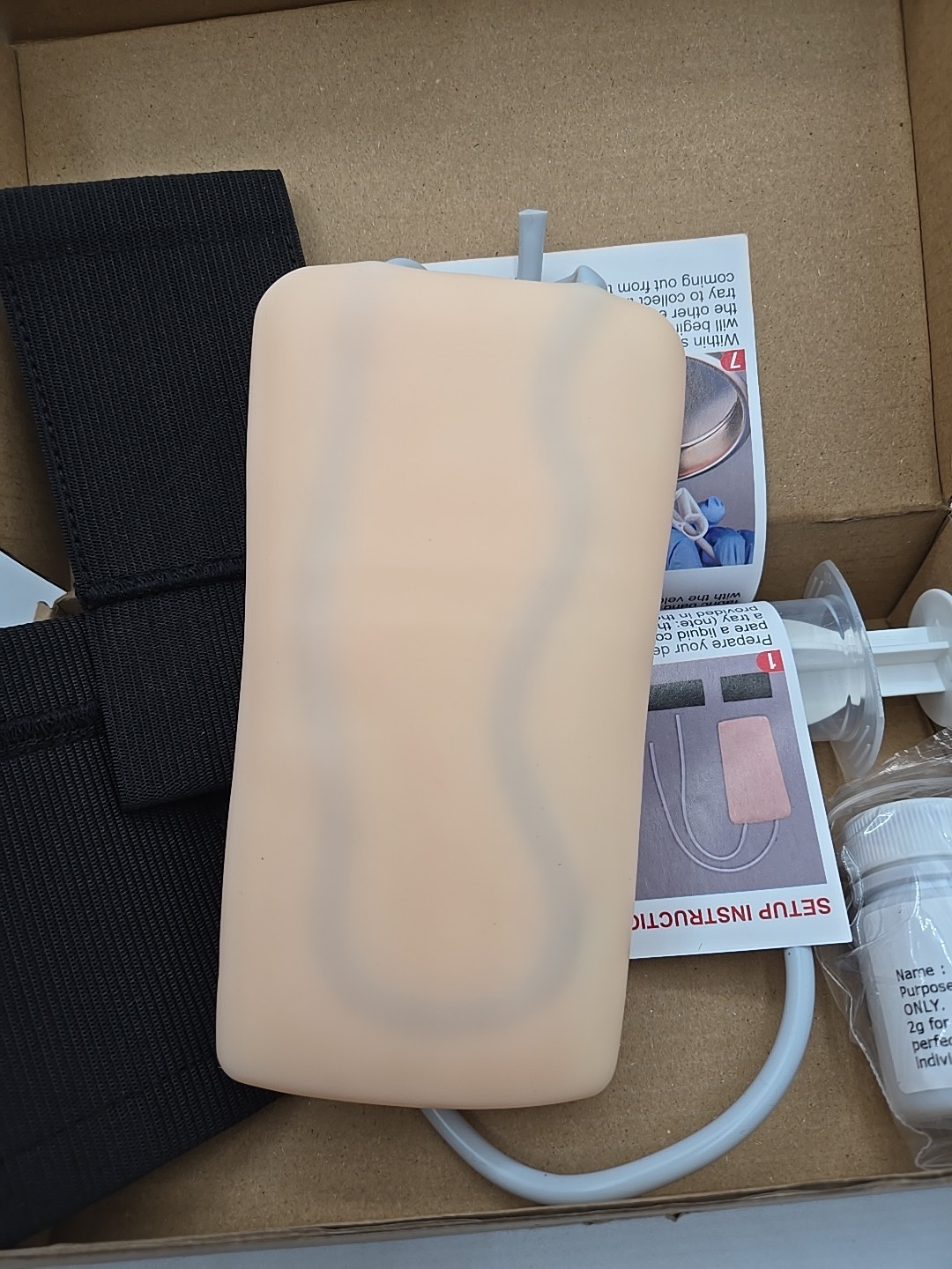 SimCoach Phlebotomy Practice Kit for Injection Training, IV Kit... White