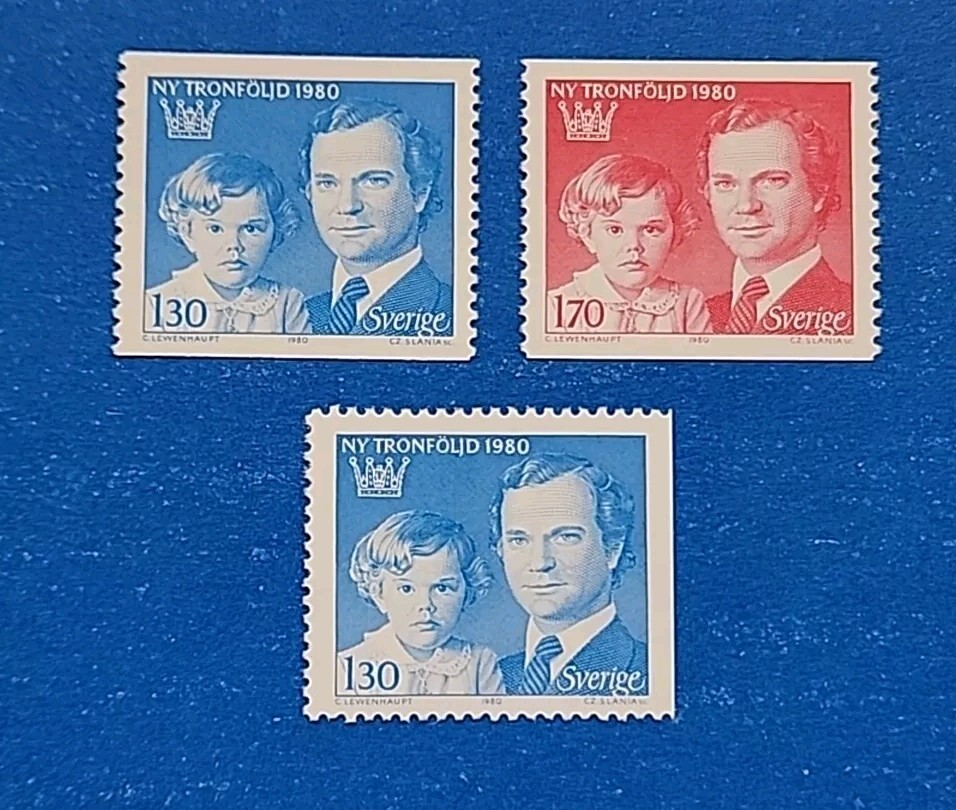 Sweden Stamps, Scott 1318-1320 Complete Set MNH