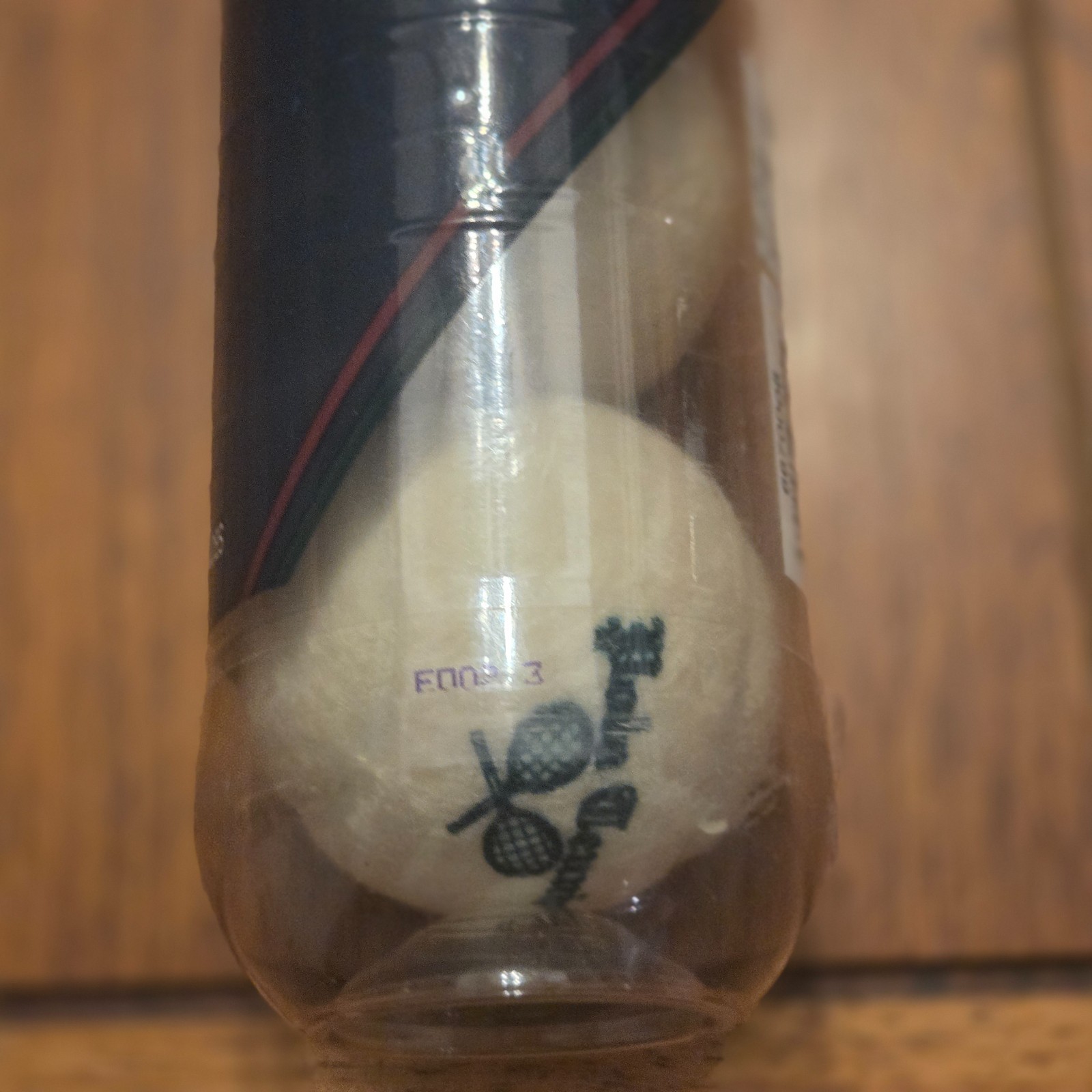 THREE NEVER USED WHITE POLO RALPH LAUREN LOGO TENNIS BALLS