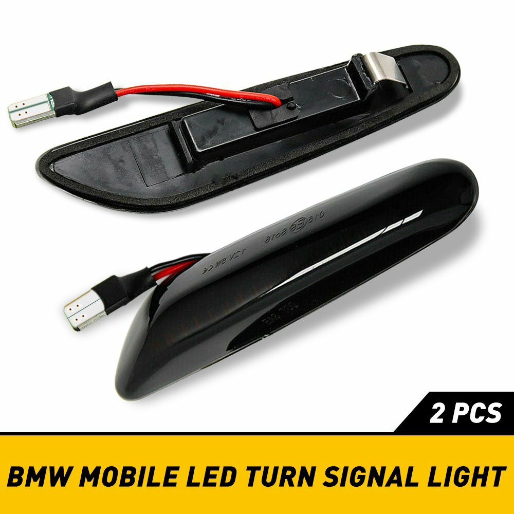 For BMW E90 E60 E82 E87 E88 Sequential LED Side Marker Blinker Turn Signal Light
