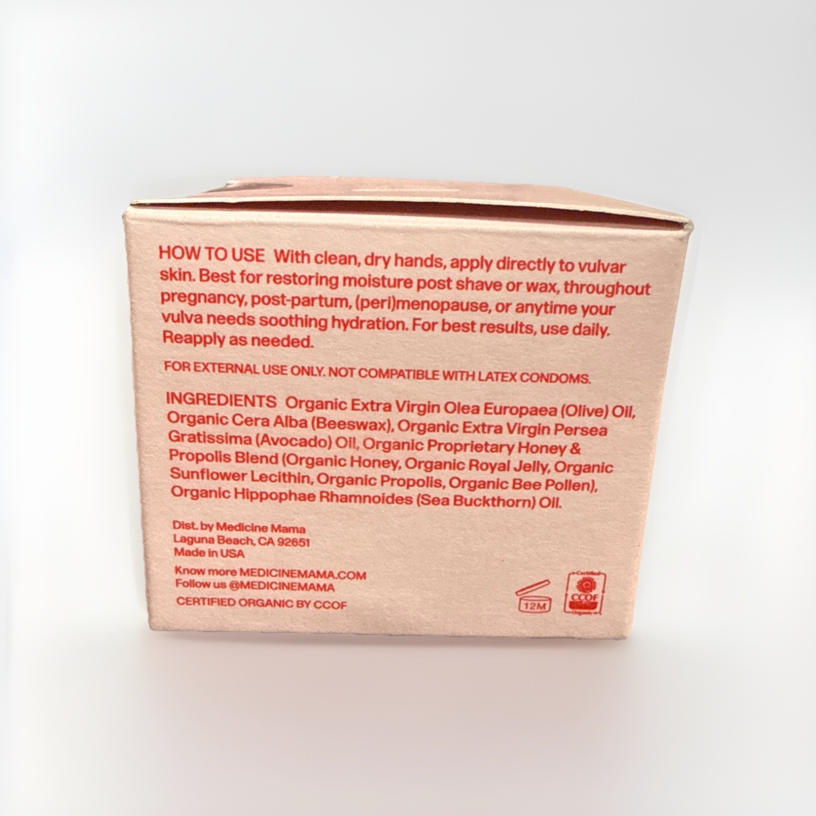 Vulva Balm 2 oz - Soothing Moisturizing Balm for Sensitive Skin Care New