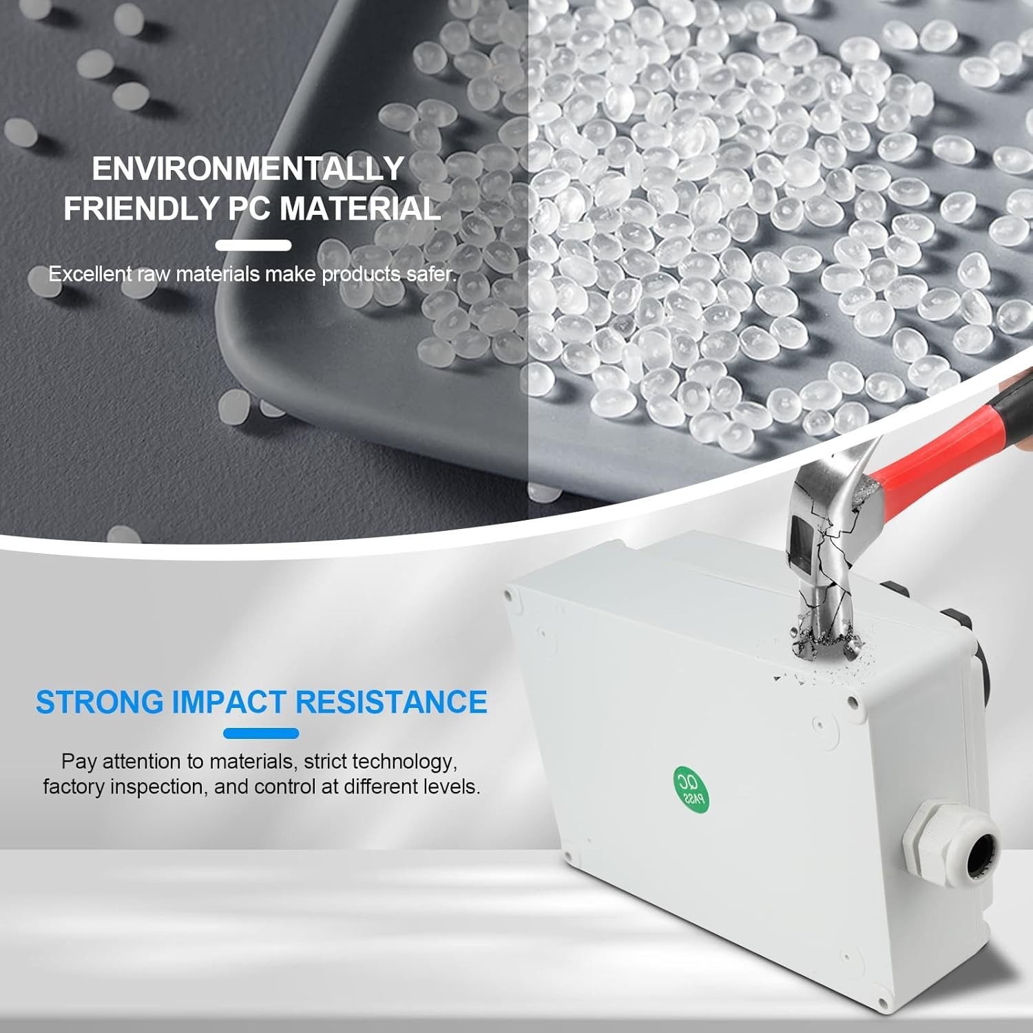 Electrical Outlet Box, Breaker Electrical Box, with IP44 NEMA 5-20 Outlet Box