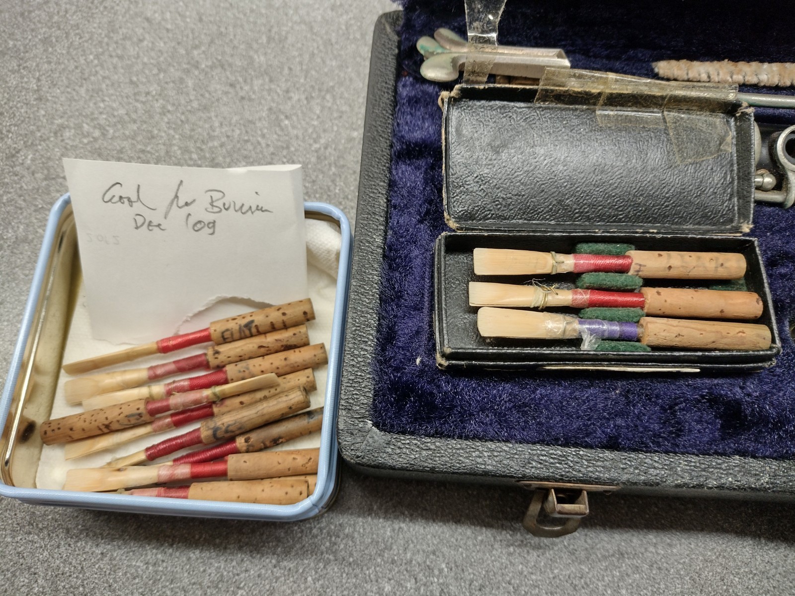 F.Buisson Oboe + Vintage Case Old Antique Musical Instruments