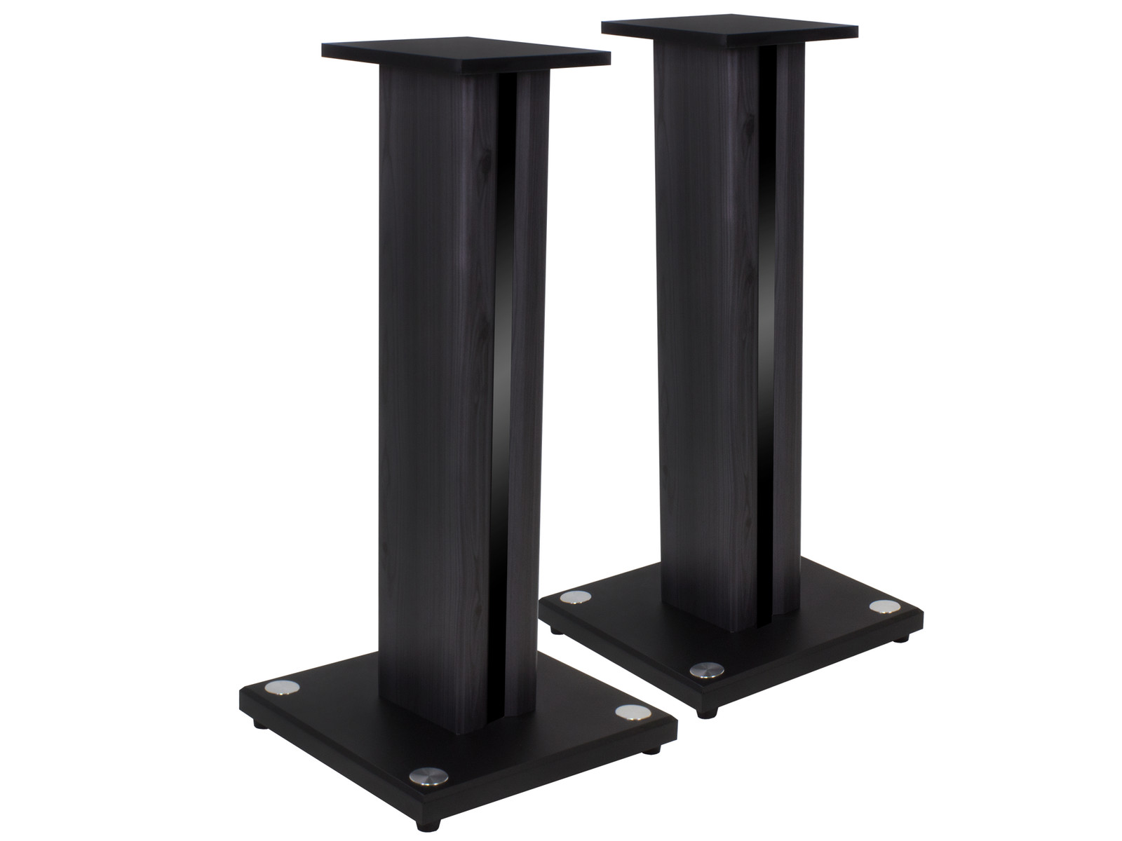2 Technical Pro MB5000STAND Studio Monitor Bookshelf Home Theater Speaker Stands