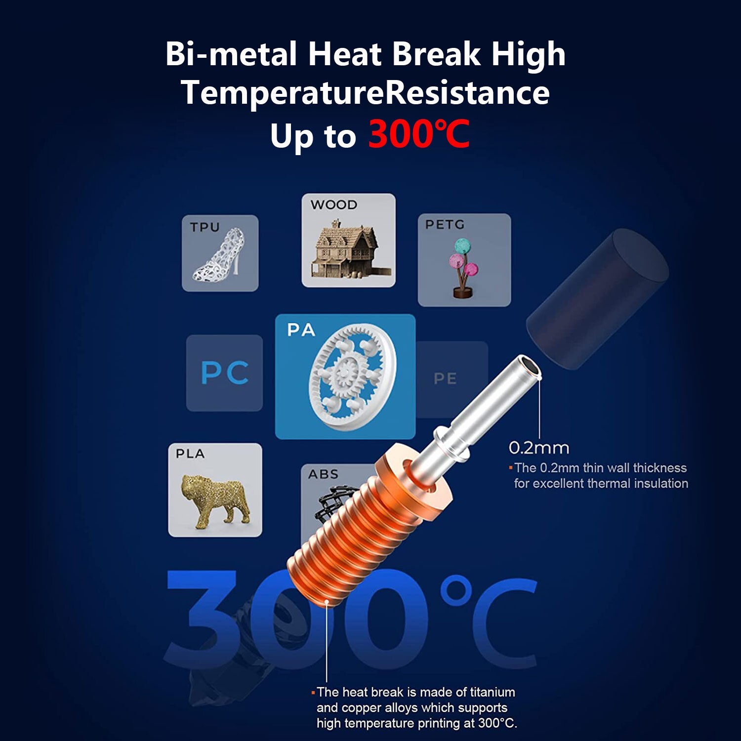 Creality Ender 3 V2 Hotend, Spider Speedy Ceramic Hotend Kit for 3D Printer