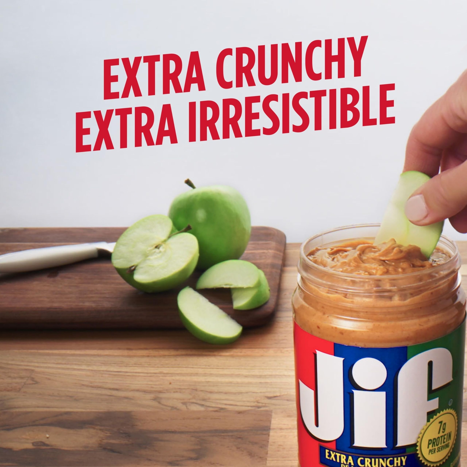 Jif Extra Crunchy Peanut Butter, 16 Ounces (Pack of 12)