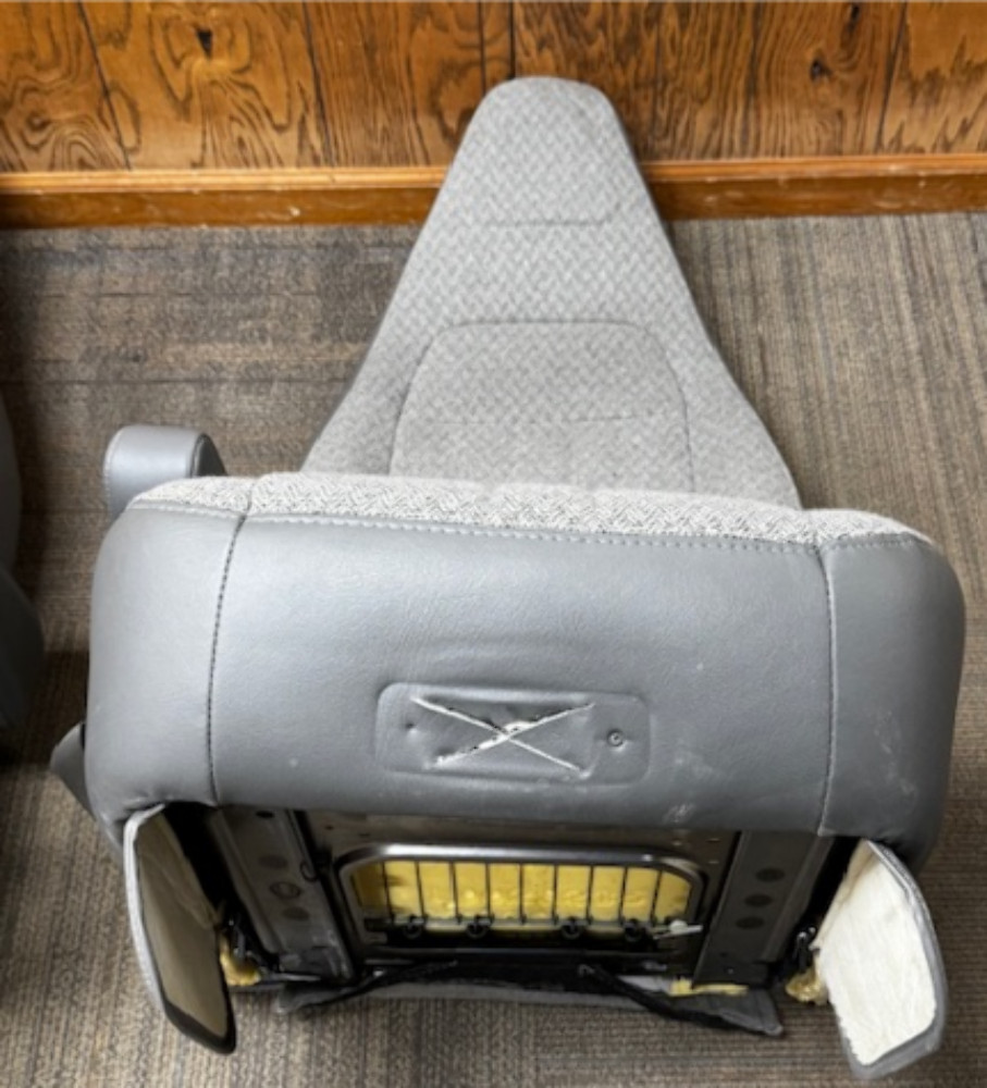 97-25 Chevy Express/GMC Savana Van Pair LH&RH Gray Cloth Power Bucket Seat