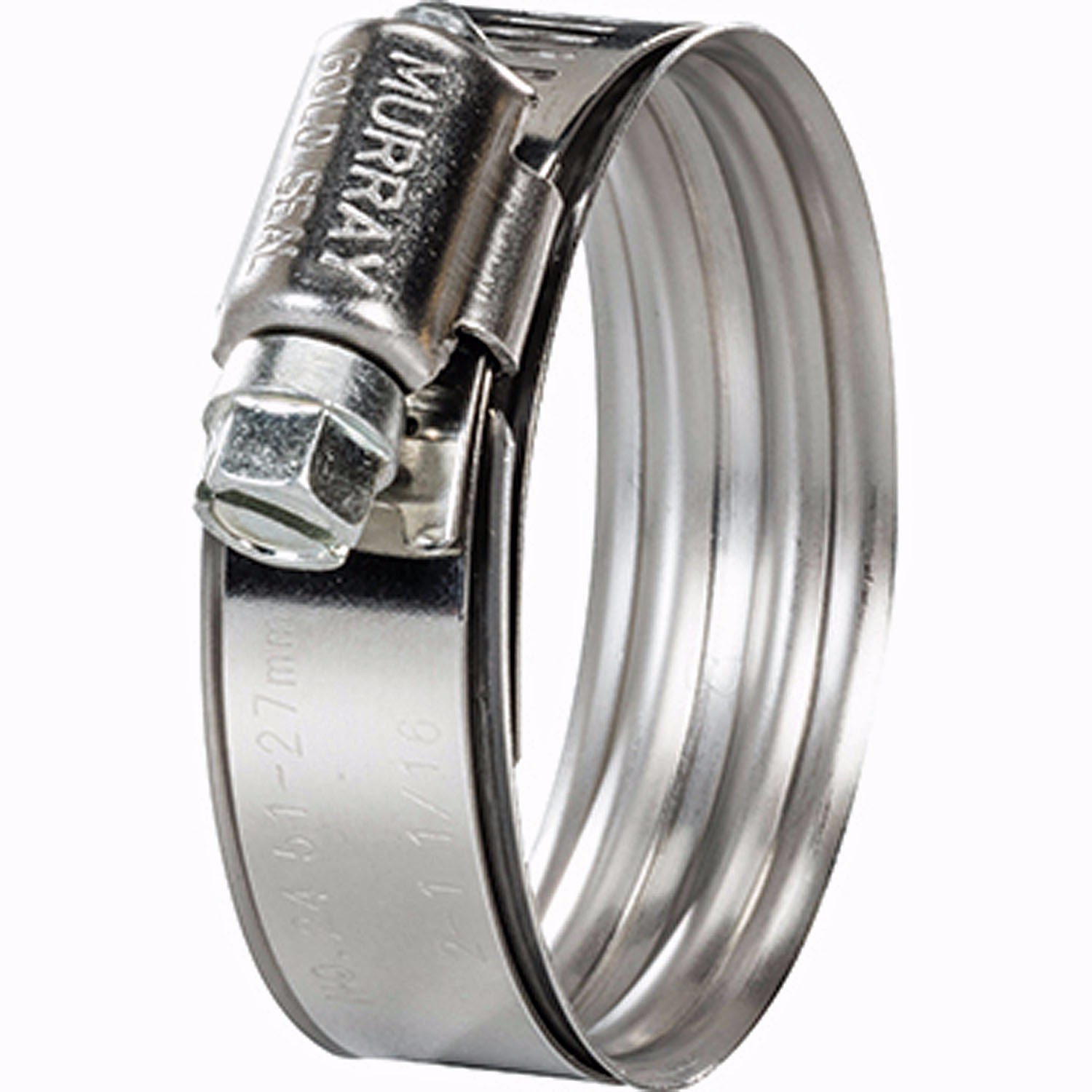 11/16" to 1-5/8" Murray Dual Bead Super Sealing Hose Clamp DB20SS