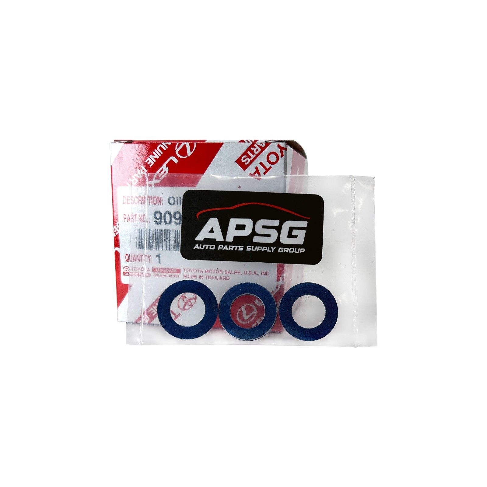 Genuine Oil Filter 90915-YZZN1 / 90915-YZZF2 with Drain Plug Washers OEM 3 PACK