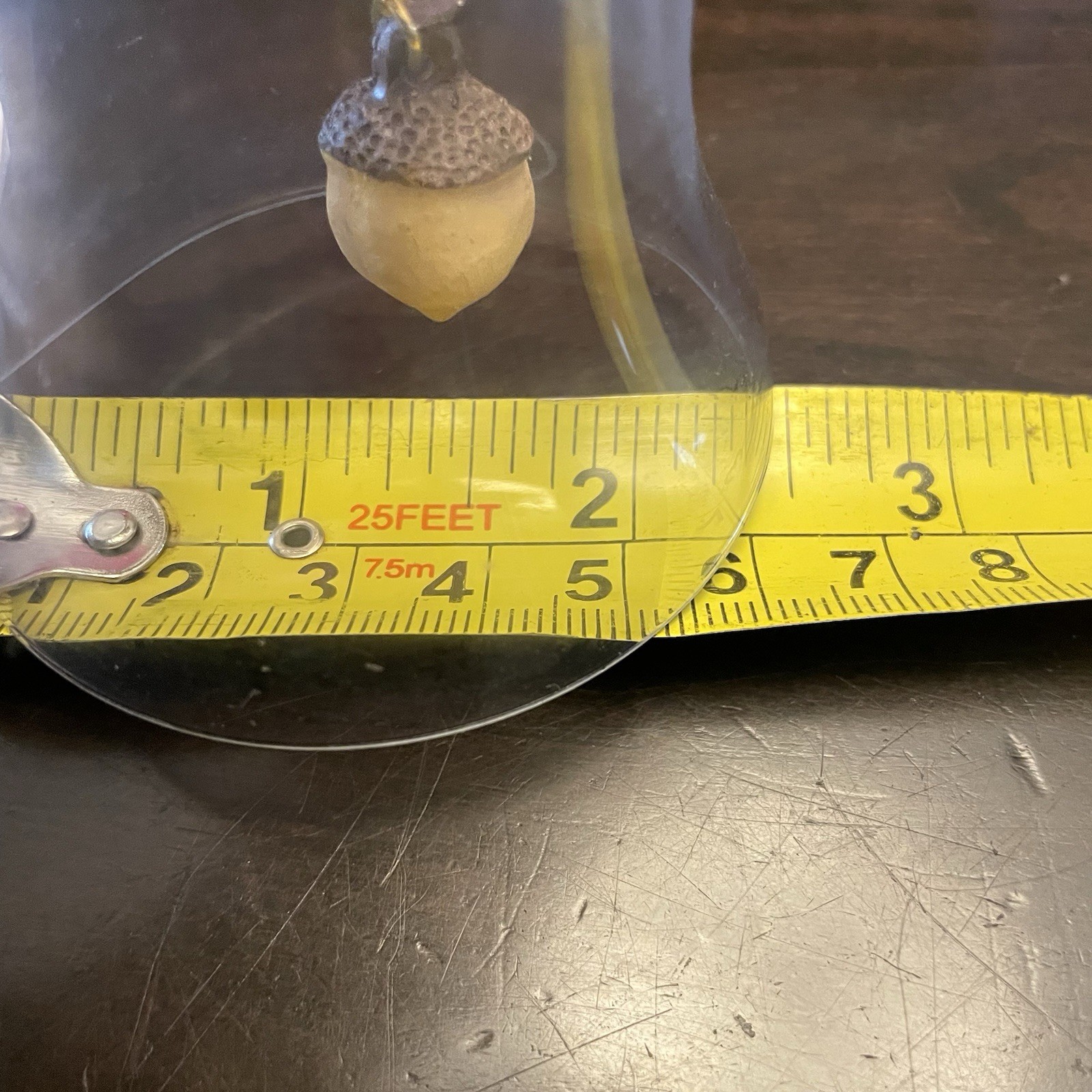 Avon 1988 Autumn Leaf Crystal Bell Over 24% Full Lead Collectible Decor Piece