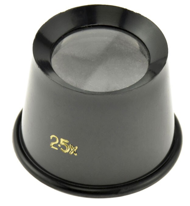 Sona Enterprises 3Pc Set-Plastic Eye Loupes (2.5x,5x,10x) in a Plastic Box