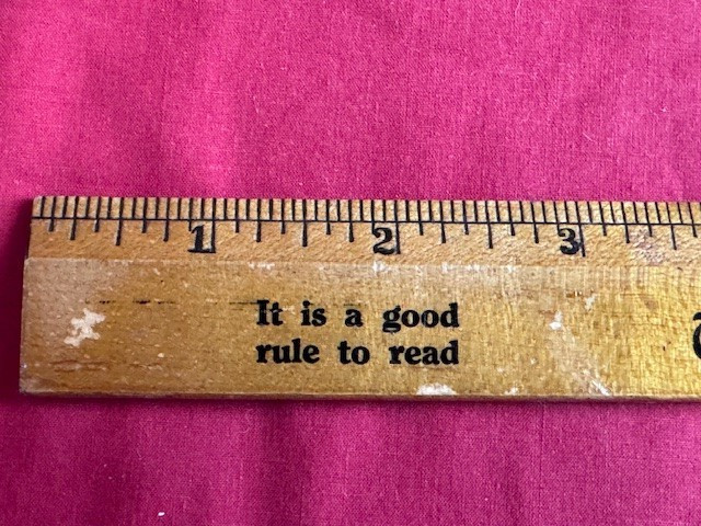 Vtg The Patriot The Evening News Newspaper Harrisburg PA Advertising Wood Ruler