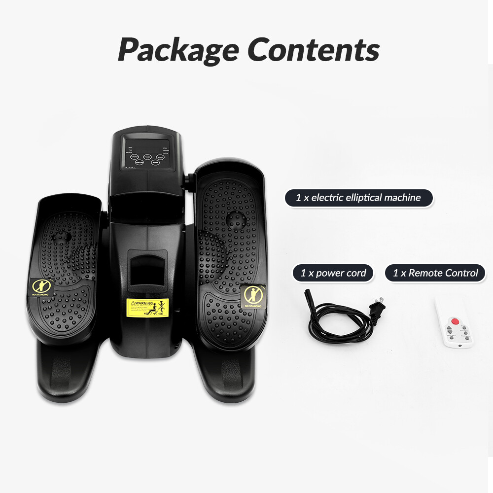 Ellipse Electric Elliptical Machine Under Desk Leg Exerciser Fully Assembled LCD