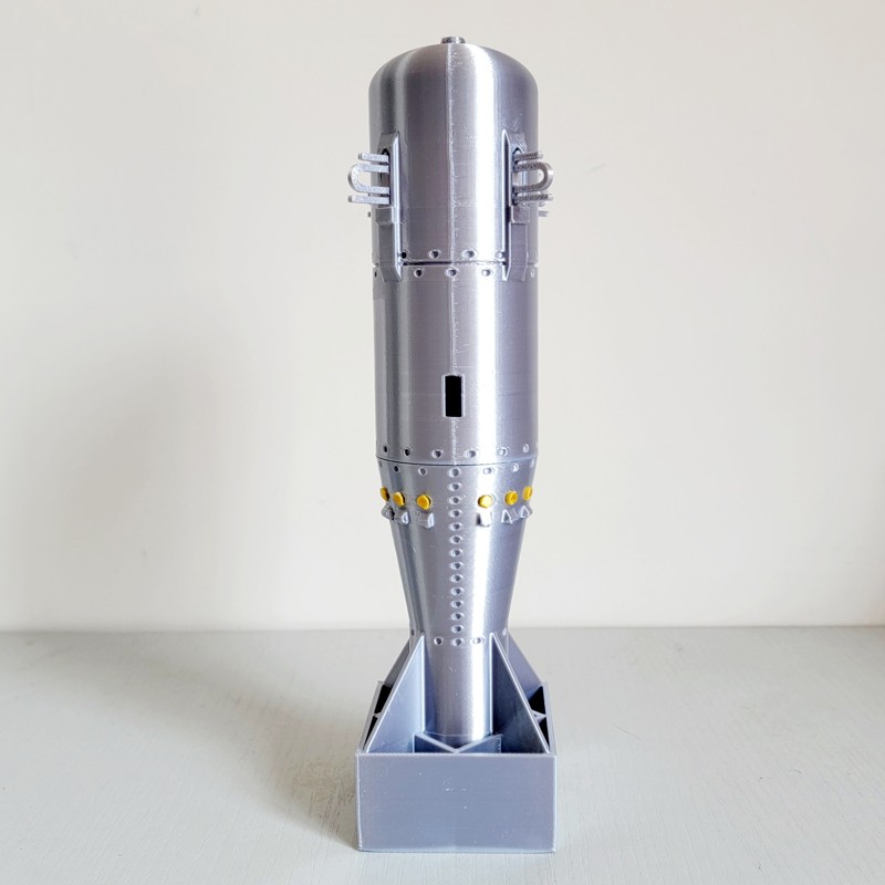 3D Printed 20cm 1:15 Military Model WWII USA "Little Boy" Atomic Bomb Collection