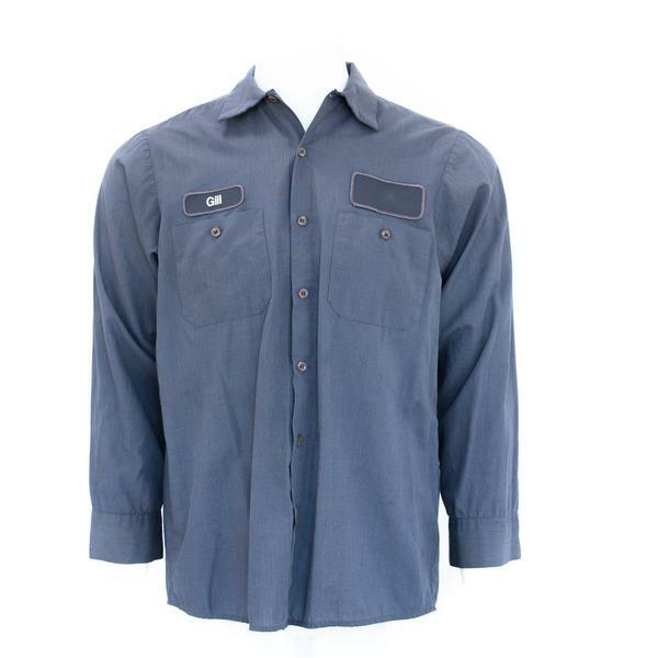 Cintas Red Kap UniFirst G&K Gray Microcheck Used Work Shirts