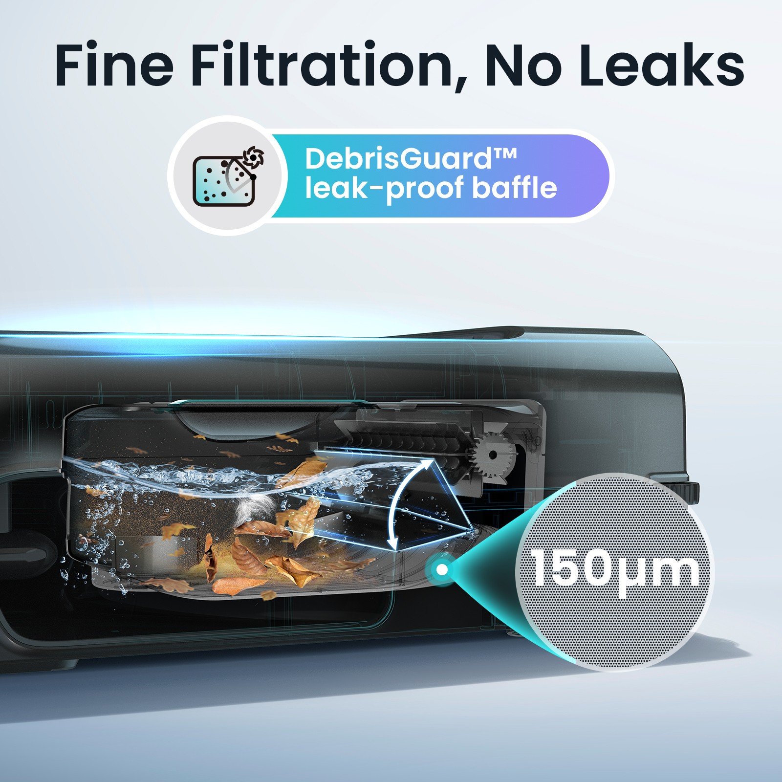 AIPER Eco Surfer S2 Robotic Pool Skimmer Automatic Surface Cleaner Solar Power