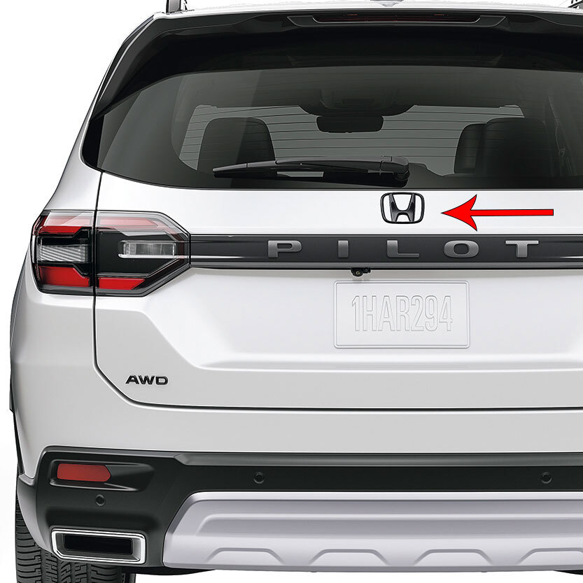 2023-2026 Genuine Honda Pilot Gloss Black "H" Emblem OEM! NEW! 08F20-T90-100