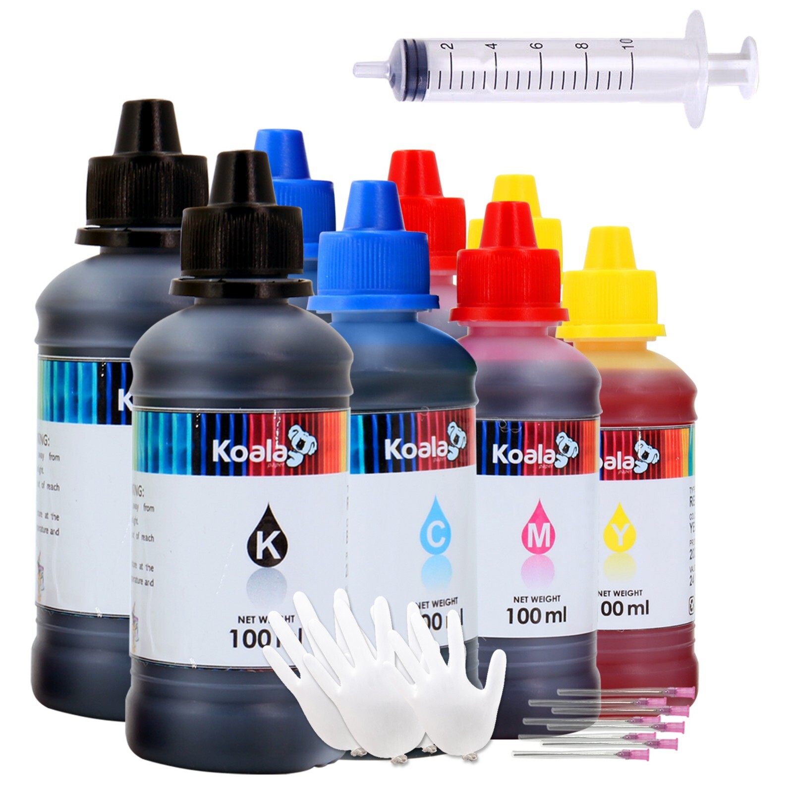 Bulk 800ML Koala Ink Refill Kits for All Inkjet Printers HP Canon Epson Brother