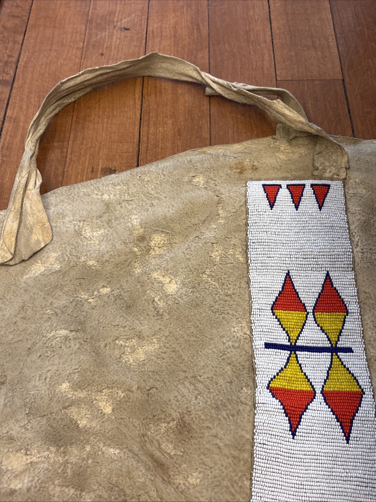 Antique Native American Beaded Plains Leggings 1910s Beaded Leggings