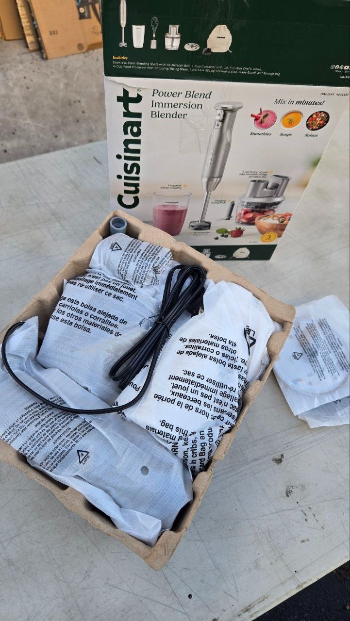 Cuisinart Variable Speed Immersion Blender with Food Processor