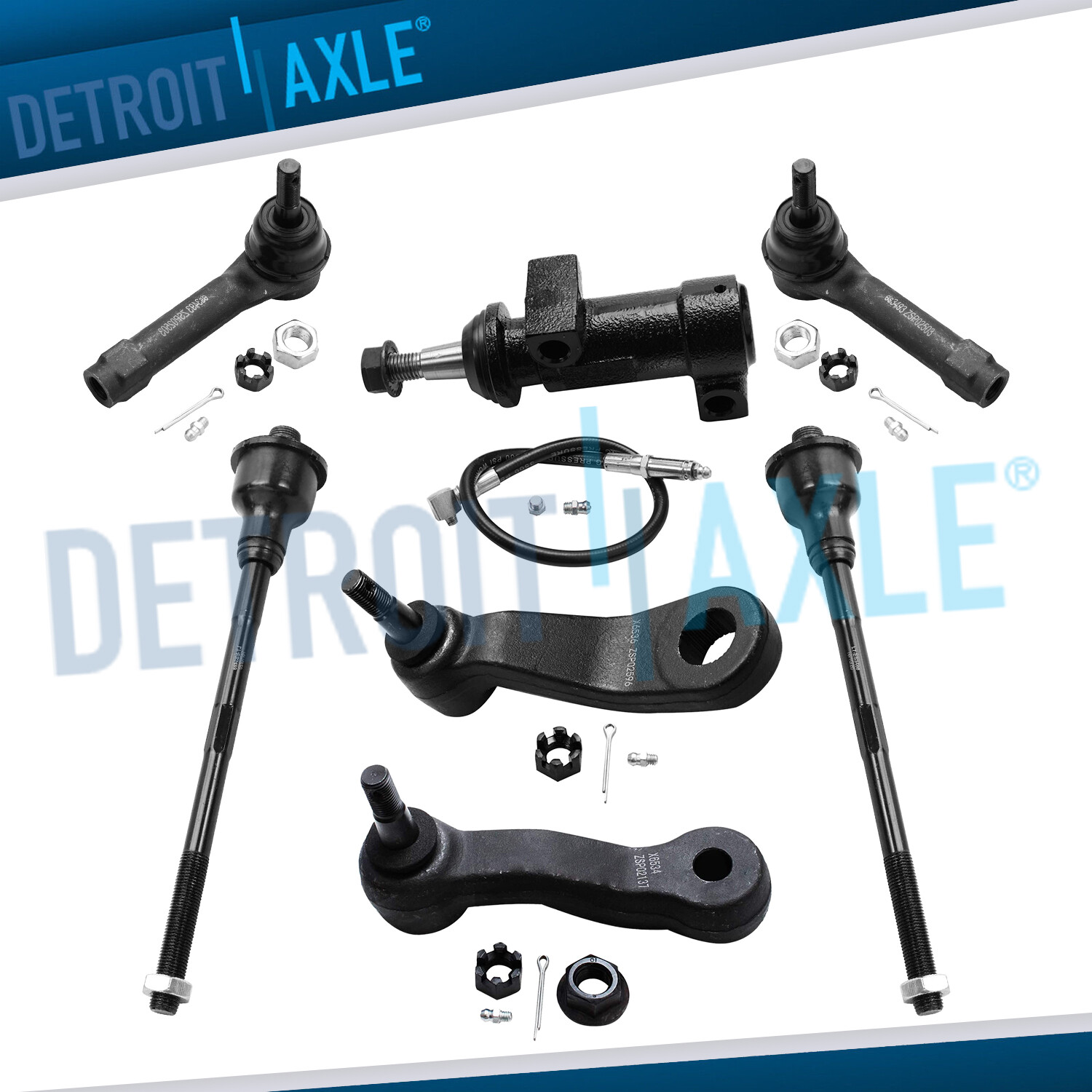 Front Inner Outer Tie Rods Idler Arms Kit for Suburban 1500 Tahoe Yukon Escalade