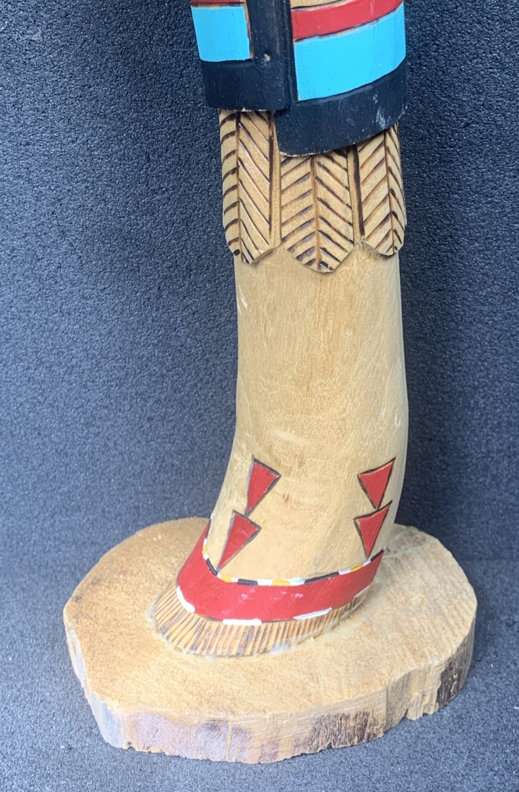 Shalako Kachina (Hopi) By Calvin Tsosie, 12 1/4 Inches Tall! Beautiful! Feathers